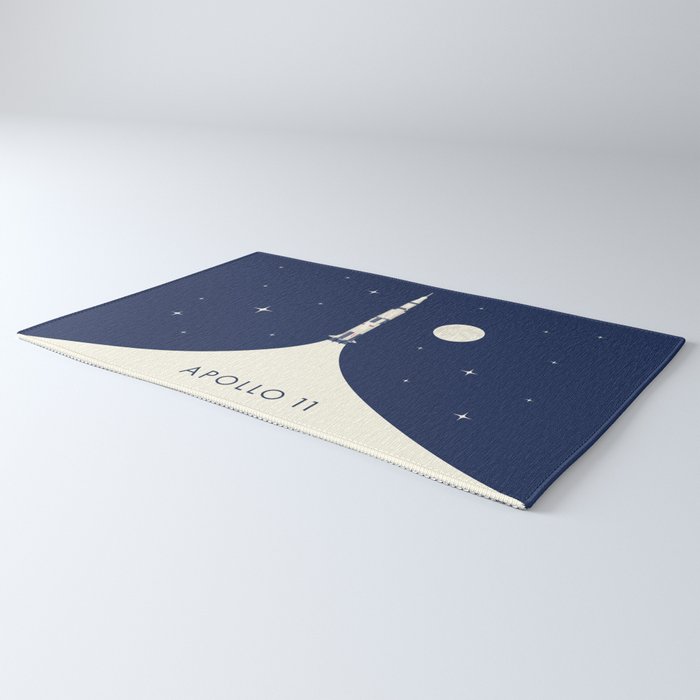 Apollo 11 Space - Saturn Rocket B Rug Gallery Image 3