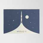 Apollo 11 Space - Saturn Rocket B Rug Gallery Image 2
