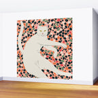Cat Stretching Wall Mural Gallery Image 2