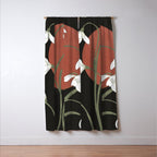 Beautiful Snowdrop Flowers 1 Window Curtain Gallery Image 3