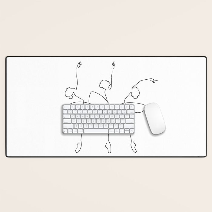 Ballet x 3 Desk Mat Gallery Image 1