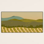Santa Rosa, California Vineyard Desk Mat Gallery Image 3