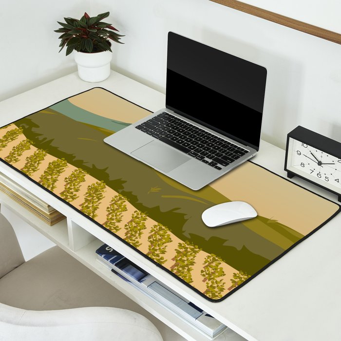 Santa Rosa, California Vineyard Desk Mat Gallery Image 2