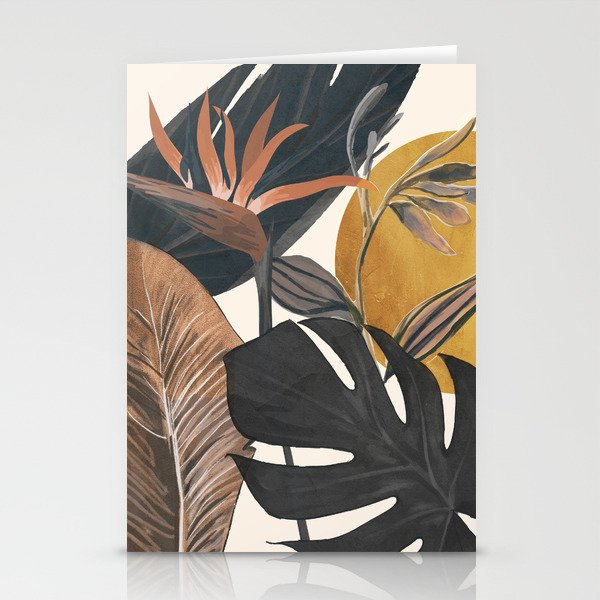 Abstract Tropical Art III Stationery Card Gallery Image 2