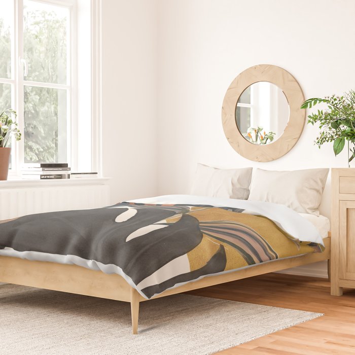 Abstract Tropical Art III Duvet Cover Gallery Image 2