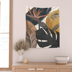 Abstract Tropical Art III Wall Tapestry Gallery Image 2