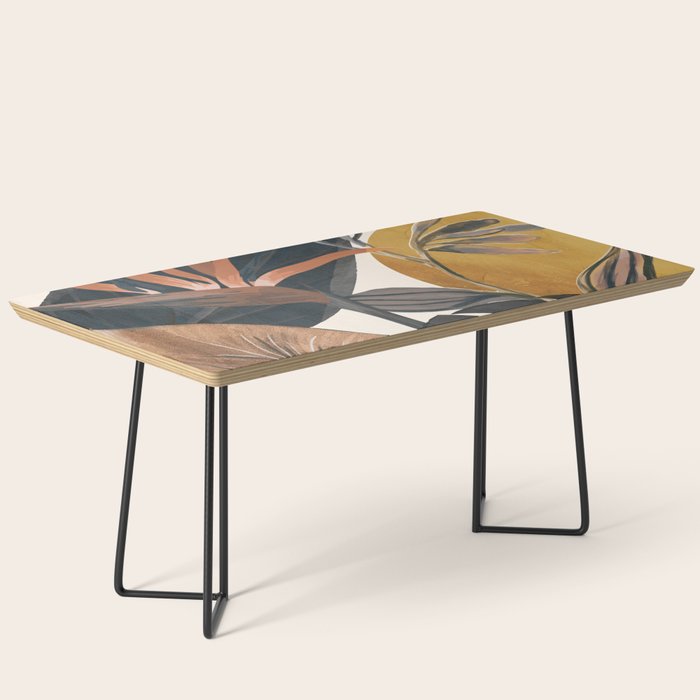 Abstract Tropical Art III Coffee Table Gallery Image 1