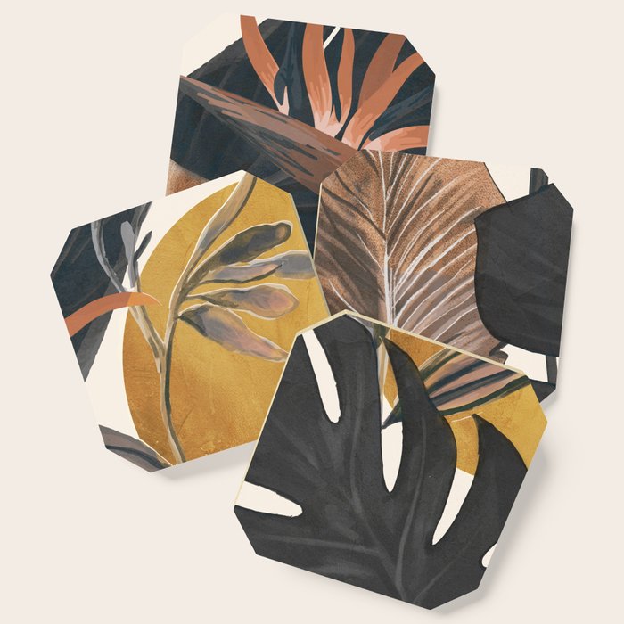 Abstract Tropical Art III Coaster Gallery Image 1