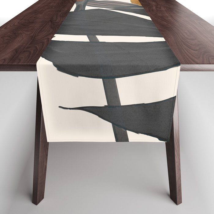 Abstract Tropical Art III Table Runner Gallery Image 1