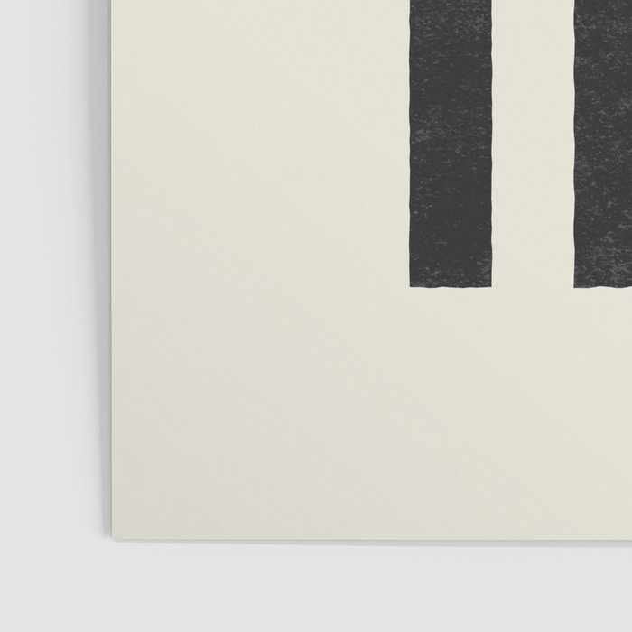 Lines Aligned - Black and White Poster Gallery Image 3