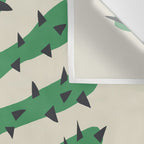 Matisse Inspired Dark Green Shape Wall Tapestry Gallery Image 3