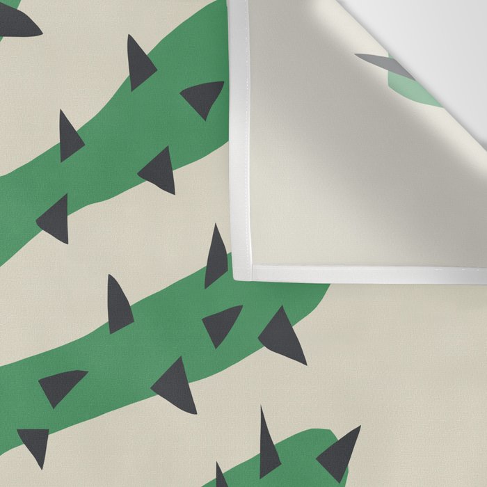 Matisse Inspired Dark Green Shape Wall Tapestry Gallery Image 3