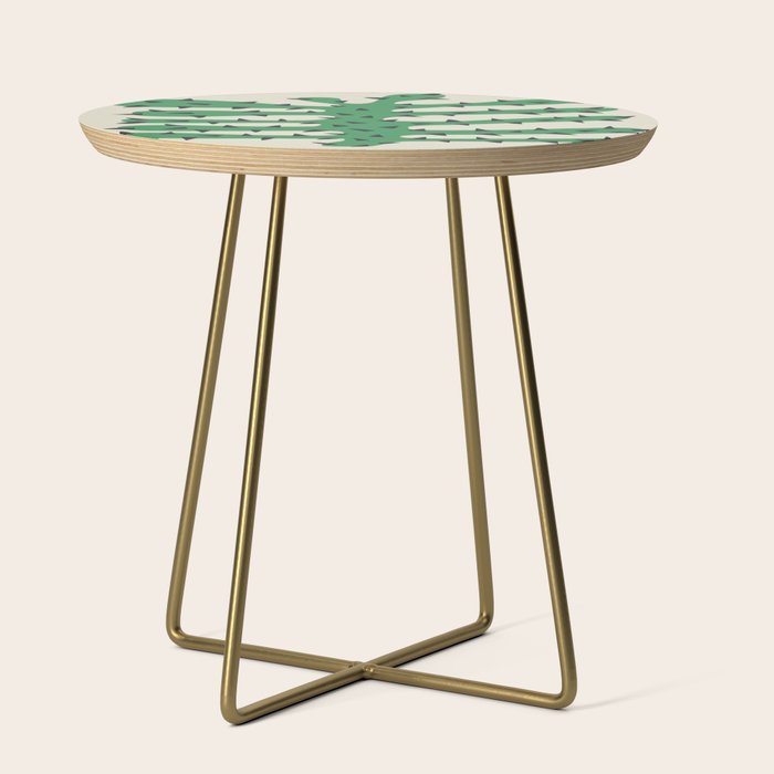 Matisse Inspired Dark Green Shape Side Table Gallery Image 1