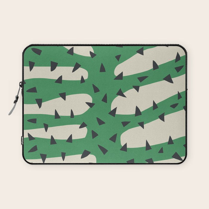 Matisse Inspired Dark Green Shape Laptop Sleeve Gallery Image 1
