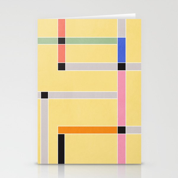 Minimal Geometric Abstraction 63 Stationery Card Gallery Image 1