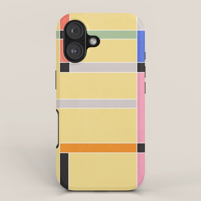 Minimal Geometric Abstraction 63 iPhone Case Gallery Image 1