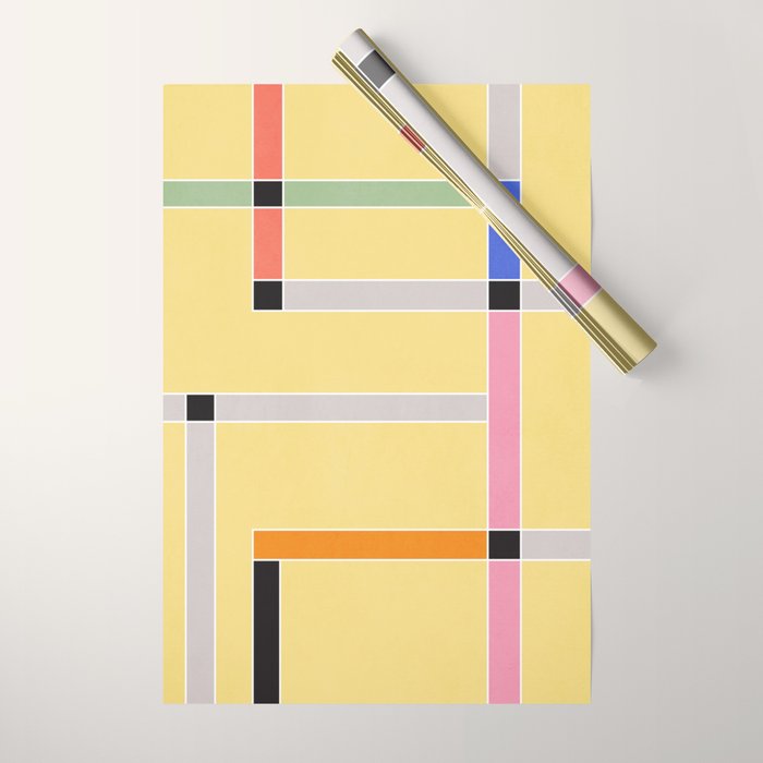 Minimal Geometric Abstraction 63 Wrapping Paper Gallery Image 1