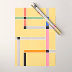 Minimal Geometric Abstraction 63 Wrapping Paper Gallery Image 1