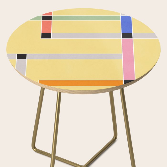 Minimal Geometric Abstraction 63 Side Table Gallery Image 2