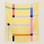 Minimal Geometric Abstraction 63 Wall Tapestry Gallery Image 4