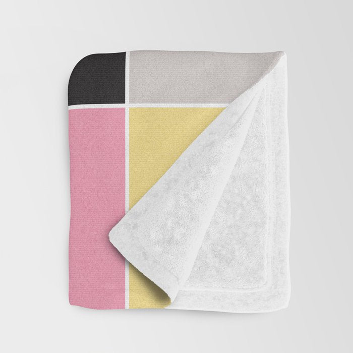 Minimal Geometric Abstraction 63 Throw Blanket Gallery Image 3