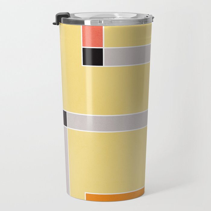Minimal Geometric Abstraction 63 Travel Mug Gallery Image 3
