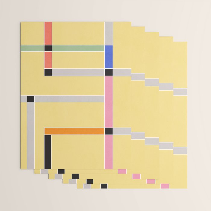 Minimal Geometric Abstraction 63 Wrapping Paper Gallery Image 3