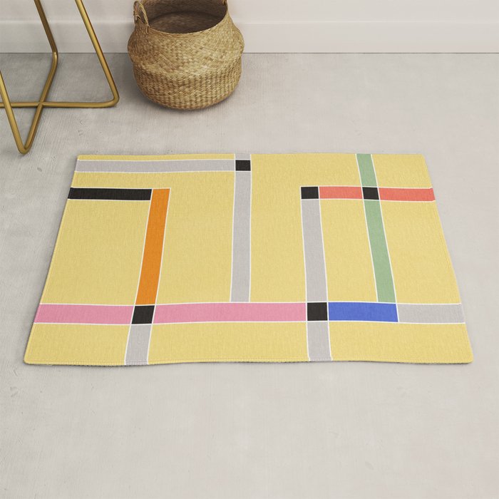 Minimal Geometric Abstraction 63 Rug Gallery Image 1