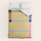 Minimal Geometric Abstraction 63 Comforter Gallery Image 6
