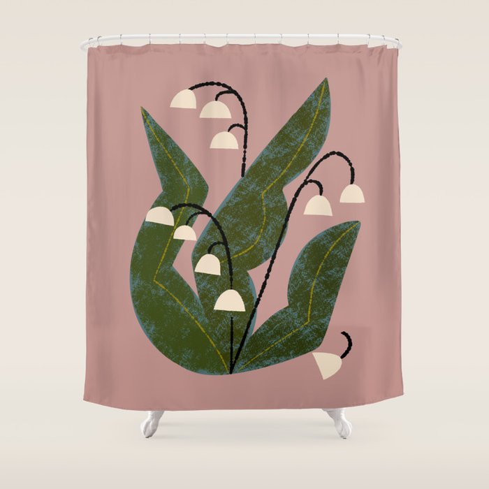 Lily of the Valley Shower Curtain Gallery Image 1