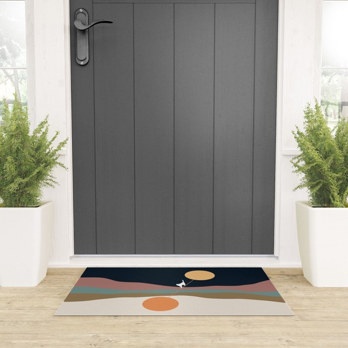 Cat Landscape 56 Welcome Mat Gallery Image 3