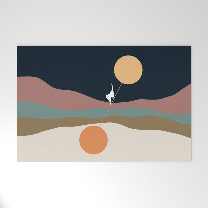 Cat Landscape 56 Welcome Mat Gallery Image 1