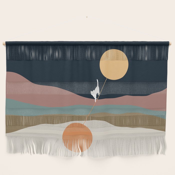 Cat Landscape 56 Wall Hanging Gallery Image 1