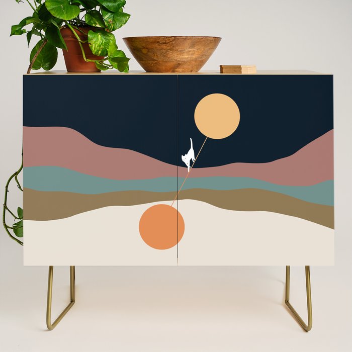 Cat Landscape 56 Credenza Gallery Image 1