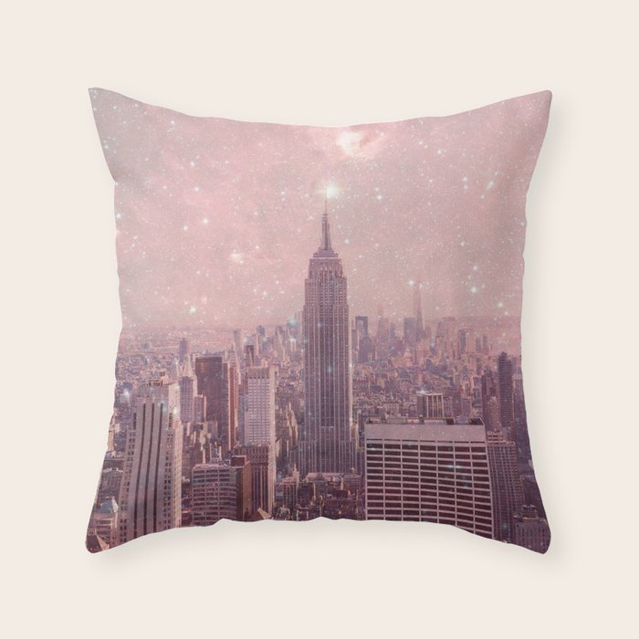 Stardust Covering New York Throw Pillow Gallery Image 6