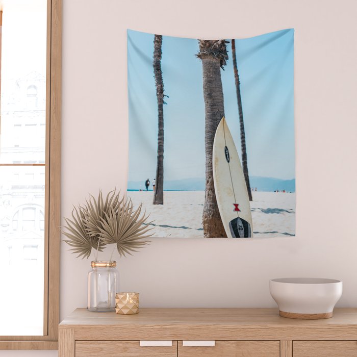 Surfing Day Wall Tapestry Gallery Image 2