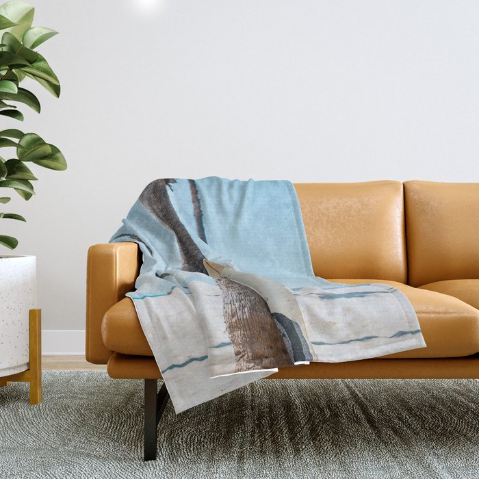 Surfing Day Throw Blanket Gallery Image 1