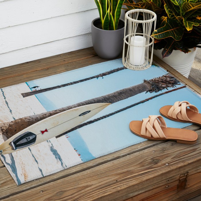 Surfing Day Outdoor Rug Gallery Image 2