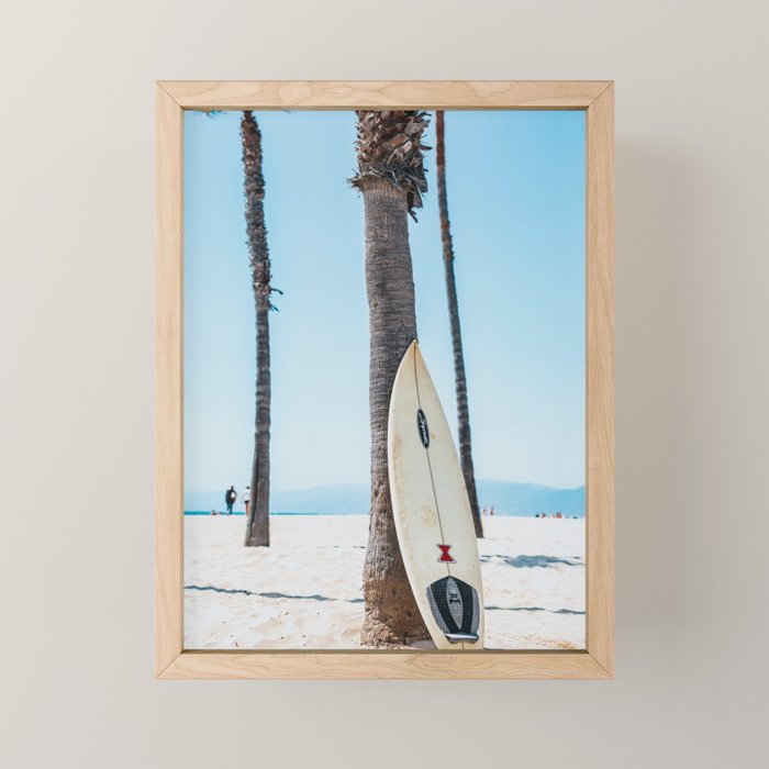 Surfing Day Mini Art Print Gallery Image 1