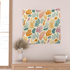 Abstract organic nature shape art pattern Wall Tapestry Gallery Image 2