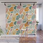 Abstract organic nature shape art pattern Wall Mural Gallery Image 1