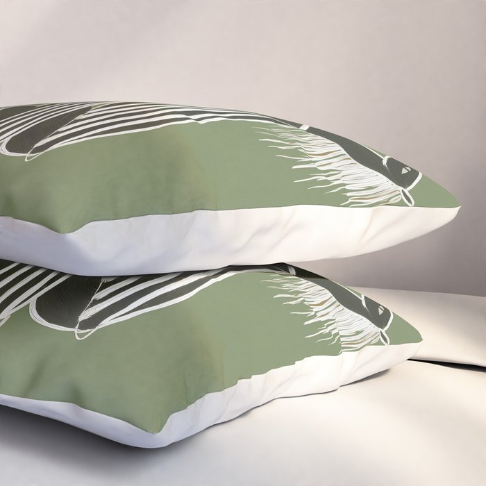 Horses in Stripes Pillow Sham Gallery Image 3