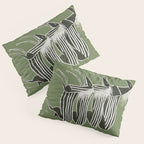 Horses in Stripes Pillow Sham Gallery Image 3