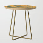 Alligator Collection - Ochre & Teal Side Table Gallery Image 1