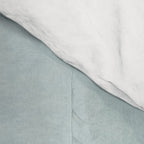 Teal Green Monstera Leaves  Jungle Vibes Comforter Gallery Image 4