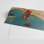 N C Wyeth Western Painting âThe Rodeoâ Wrapping Paper Gallery Image 2