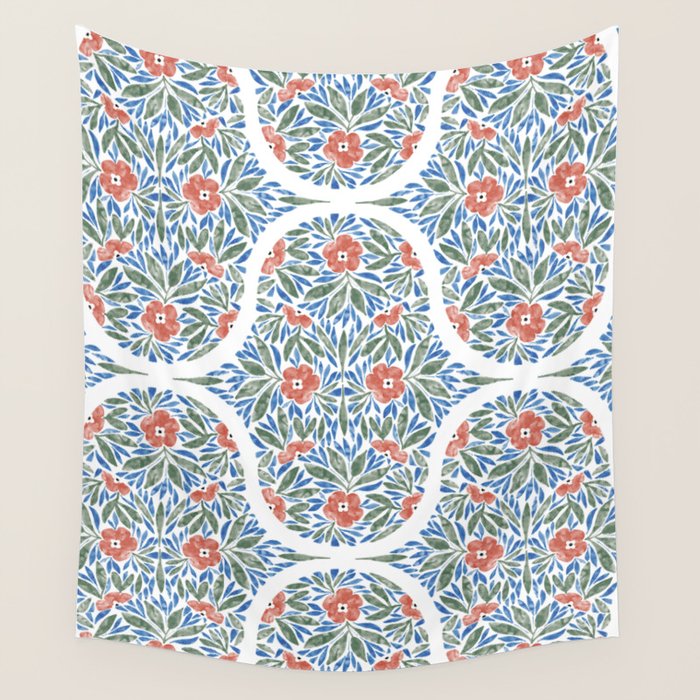 Nature Bouquet Charm Wall Tapestry Gallery Image 1