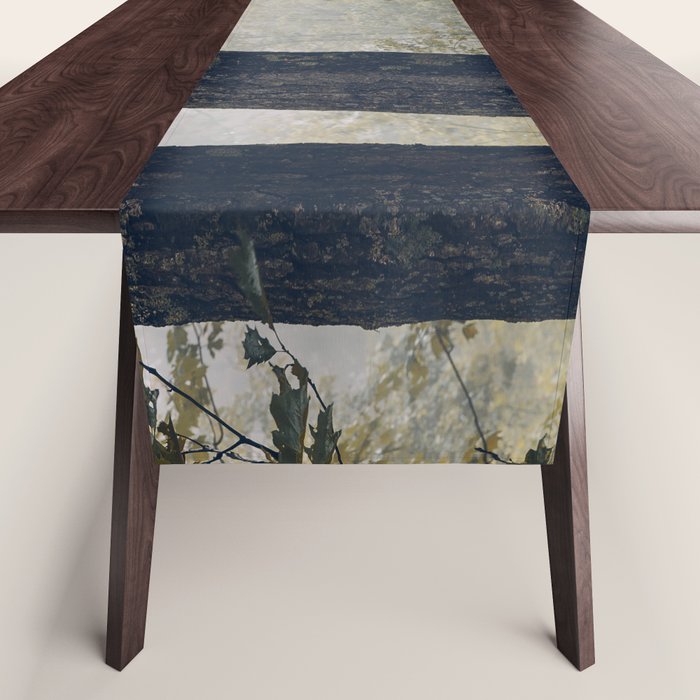 Forest Floral Foggy Wanderlust Adventure Table Runner Gallery Image 1