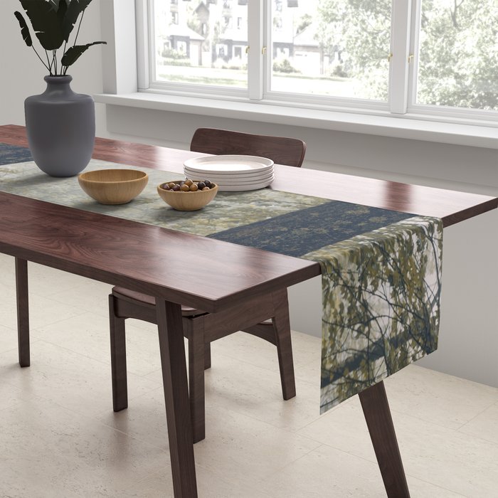 Forest Floral Foggy Wanderlust Adventure Table Runner Gallery Image 2