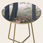 Forest Floral Foggy Wanderlust Adventure Side Table Gallery Image 2